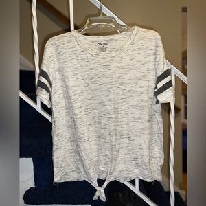 2X Women’s Summer Top With Bottom Knot
